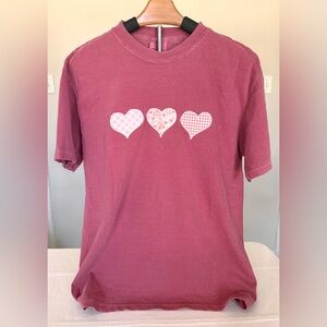 valentines tee size large